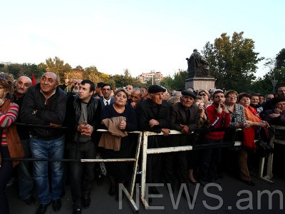 ԲՀԿ. Հոկտեմբերի 24-ին հետեւք Ազատության հրապարակի կարգախոսներին