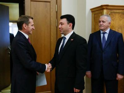 Շարմազանովը հանդիպել է Ռուսաստանի Պետդումայի նախագահին