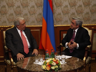 Սերժ Սարգսյանն ընդունել է «Սիսկո» ընկերության նախագահին