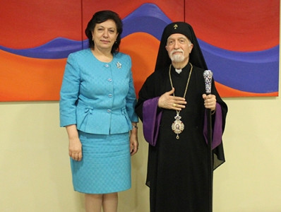 Կաթողիկե Հայոց Կաթողիկոս-պատրիարքի հետ քննարկել են Համահայկական հռչակագիրը