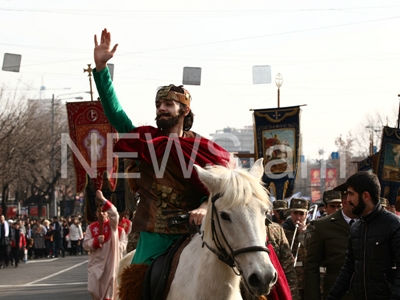 Սուրբ Սարգսի ուղեկցությամբ խաչը եկեղեցուց տեղափոխեցին Սիրահարների այգի