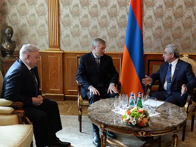 Սերժ Սարգսյանն ընդունել է ՀԱՊԿ գլխավոր քարտուղարին