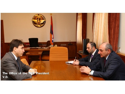 Բակո Սահակյանը Արմեն Գեւորգյանի հետ քննարկել է Արցախում նախատեսվող ծրագրերը