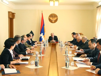 Բակո Սահակյանը հանդիպել է ՀՀ նախագահի աշխատակազմի ղեկավար Վիգեն Սարգսյանին