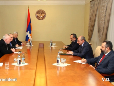 ԵԱՀԿ ՄԽ համանախագահները բանակցել են Արցախի նախագահի հետ (ֆոտո)
