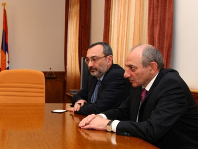 Բակո Սահակյանն ընդունել է Հայ դատի Եվրոպայի հանձնախմբի գրասենյակի ղեկավարին