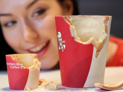 Բրիտանական KFC-ներում սուրճի ուտելի բաժակներ են հայտնվել