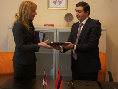 ՀՀ գլխավոր հարկադիր կատարողն իր սերբ գործընկերոջ հետ հուշագիր է ստորագրել