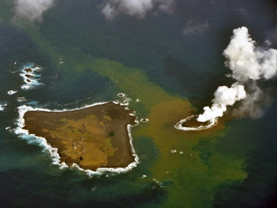 Ճապոնիայի տարածքը մեկ կղզիով ավելացել է հրաբխի ժայթքումից հետո