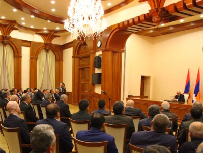 Բակո Սահակյանն ընդունել է Արցախ այցելած դաշնակցականների խմբին