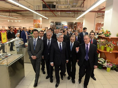 Սերժ Սարգսյանը ներկա է եղել «Քարֆուր»-ի բացմանը (ֆոտո)