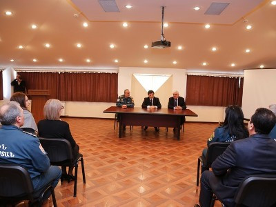 Արմեն Երիցյանն այցելել է ՏԿԱԻՆ Ճգնաժամային կառավարման պետական ակադեմիա