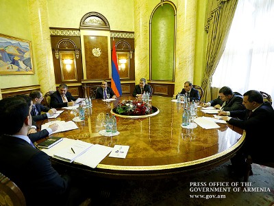 Վարչապետի մոտ քննարկվել են տնտեսության զարգացմանն առնչվող հարցեր