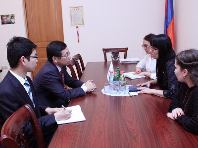 Նաիրա Զոհրաբյանը ՉԺՀ դեսպանին ներկայացրել է ԲՀԿ-ի առաջիկա անելիքները