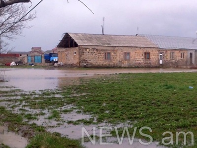 Վարարած Գետիկի ջուրը լցվել է Նոր գյուղի տները. բնակիչները հուսահատված են