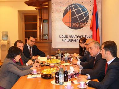 «Ազատ դեմոկրատները» ԱՄՆ դեսպանի հետ քննարկել են ԼՂ խնդիրը