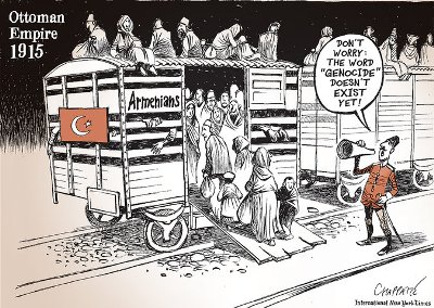 «The International New York Times»-ի ծաղրանկարը. Հայերն ու օսմանյան թուրքերը