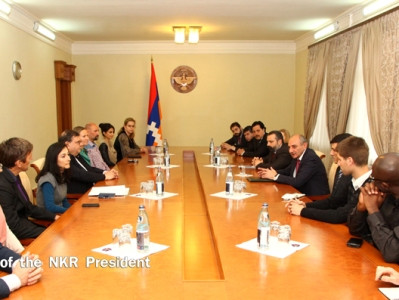 Karabakh President meets with European and US observers (PHOTOS)