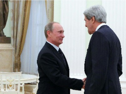 Ընթանում է Պուտինի եւ Քերրիի հանդիպումը