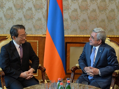 Ճապոնիայի դեսպանն ավարտում է առաքելությունը. Նրան ընդունել է Սերժ Սարգսյանը