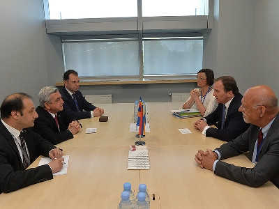 Սերժ Սարգսյանը հանդիպել է Շվեդիայի Թագավորության վարչապետին