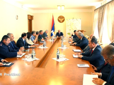 ԼՂՀ անվտանգության խորհրդի նիստում քննարկվել է բերքահավաքի հարցը. Կստեղծվի օպերատիվ շտաբ