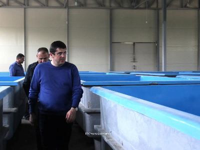 Արցախում սեւ խավիարի արտադրության համար վերջին աշխատանքներն են ընթանում (ֆոտո)