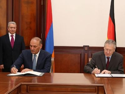Հայաստանի եւ Գերմանիայի միջեւ համաձայնագիր է ստորագրվել