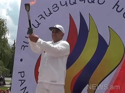 Pan-Armenian Games’ torch reaches Lori Province