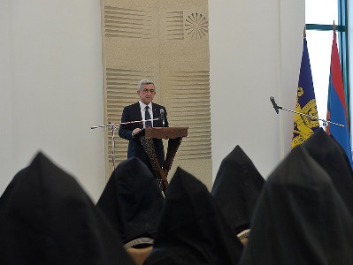 Կործանեցե՛ք Հայաստանը, տեսե՛ք` կկարողանա՞ք. Սերժ Սարգսյանի խոսքը Քըրքորյանի հիշատակին
