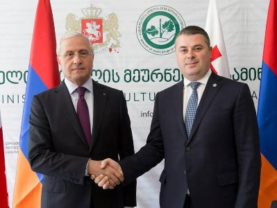 Armenia and Georgia agriculture ministers underscore creating joint companies (PHOTOS)