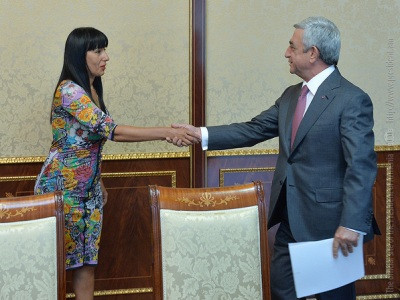 Armenia President and PAP representatives confer on constitutional reform (PHOTOS)