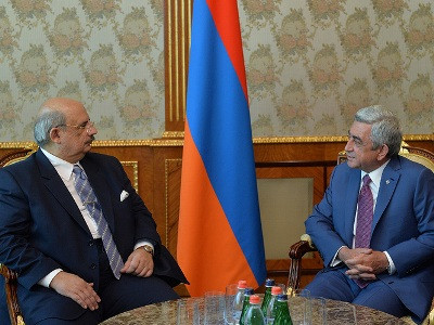 Սերժ Սարգսյանն ընդունել է Հայաստանում Եգիպտոսի դեսպանին