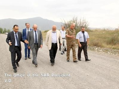 Արցախում նոր տեխնոլոգիաներով ճանապարհ են կառուցում