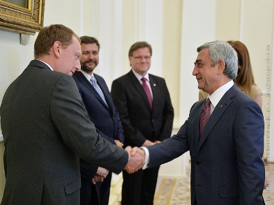 Նախագահն ընդունել է Չեխայի պատվիրակությանը (ֆոտո)