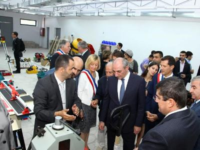 Ֆրանսիացի պատգամավորները մասնակցել են Արցախի արհեստագործական ուսումնարանի բացմանը