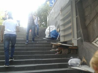 Երևանի կենտրոնում գտնվող գետնանցումի առևտրականները վաղը կլքեն այդ տարածքը (ֆոտո)