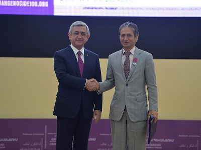 «Յունիբանկի» Խորհրդի նախագահը պարգեւատրվել է Հայրենիքին մատուցած ծառայությունների համար