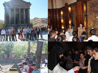 Ստեփանակերտի եւ Մարտակերտի սոցիալապես անապահով 20 երեխաներ այցելել են Երեւան
