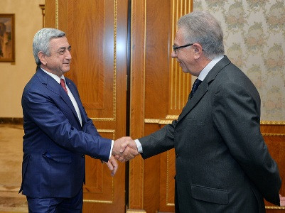 Президент Армении обсудил с главой Венецианской комиссии вопросы конституционных реформ
