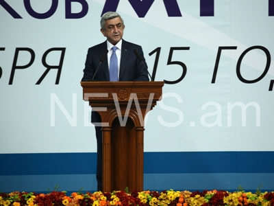 Ադրբեջանի հավակնությունները ԼՂ հանդեպ զուրկ են որեւէ հիմնավորումից. Սերժ Սարգսյան (ֆոտոռեպորտաժ)