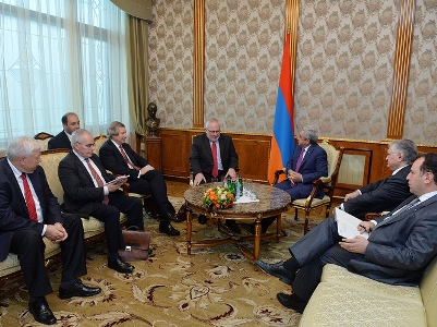 Սերժ Սարգսյանն ընդունել է ԵԱՀԿ ՄԽ համանախագահներին (ֆոտո)