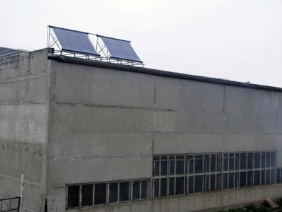 Արծվաբերդի մարզադահլիճում արեւային ջրատաքացուցիչ է տեղադրվել