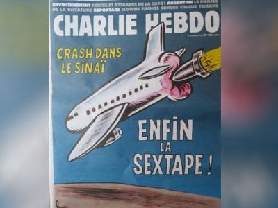 Charlie Hebdo-ն կործանված A321-ի նոր ծաղրանկար է հրապարակել շապիկին