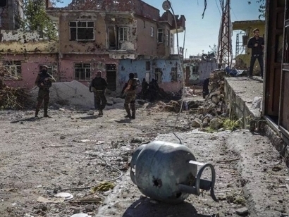 Թուրքիայի Սիլվանում փողոց դուրս գալու արգելքի վերացումից հետո առաջին կադրերը (ֆոտո)