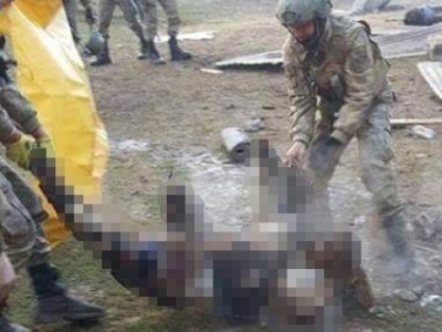 “You are all Armenians:” Turkish soldiers burn bodies of Kurds