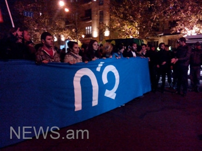 “No” front rally and march held in Yerevan end without incidents