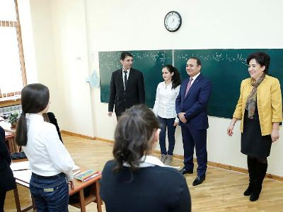 Լավ գիտելիք ձեռք բերեք. Հովիկ Աբրահամյանն այցելել է Անդրանիկ Մարգարյանի անվան դպրոց