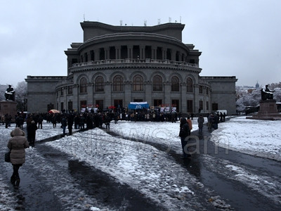 Joint rally of opponents of constitutional changes kicks off in Yerevan Liberty Square (PHOTOS)