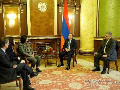 Վարչապետն ընդունել է «Վեոլիա» ընկերության փոխնախագահին